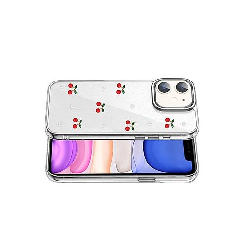 iPhone 12 Fiyonk Desenli Kapak - Desen 9