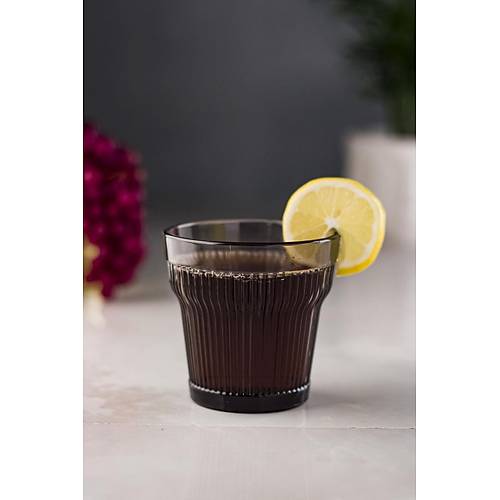 Akrilik F�me Tekli K�sa Bardak & Su Me�rubat Kahve Yan� Barda�� 300 ml ( Cam De�ildir )