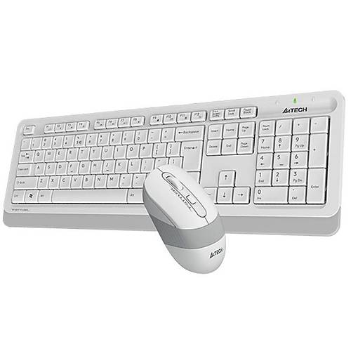 A4 TECH FG1010 BEYAZ Q MM 2.4G KABLOSUZ KLAVYE MOUSE SET