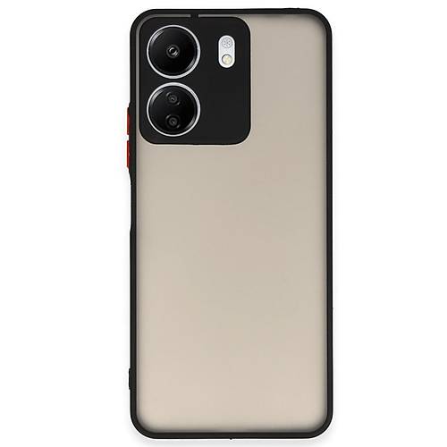 Redmi 13C K�l�f Montreal Silikon Kapak - Siyah