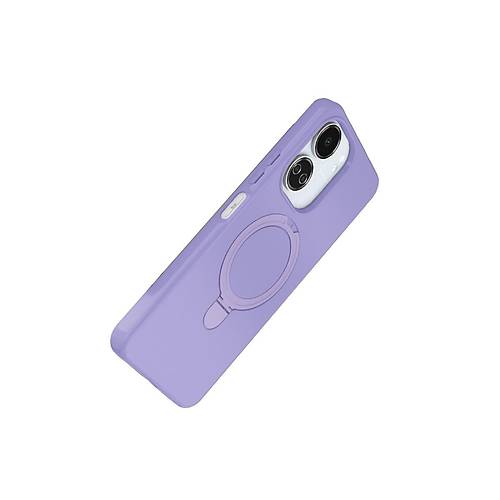 Redmi 13C Regal Magsafe Standl� Kapak - Lila