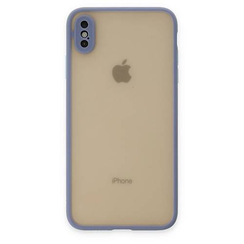 iPhone X K�l�f Montreal Silikon Kapak - Gri