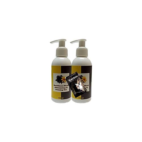Buck thorn Weed Slimming Bacak Bel Bak�m Masaj Kremi 2x150 ml + 1 Adet Jel ile