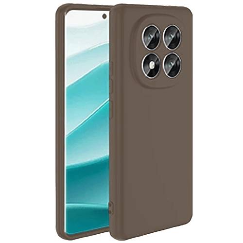 Redmi Note 14 Pro 4G K�l�f First Silikon - Kahverengi