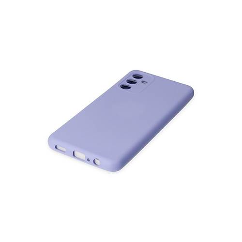 Galaxy A04S K�l�f Nano i�i Kadife Silikon - Lila