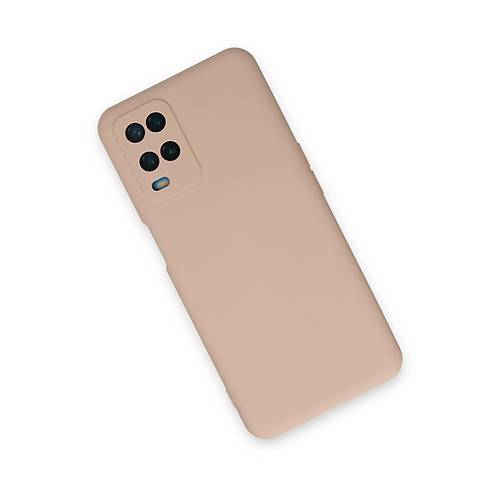 A54 4G K�l�f Nano i�i Kadife Silikon - Pudra