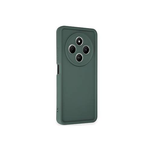 Redmi 14C K�l�f Viera Silikon - Koyu Ye�il