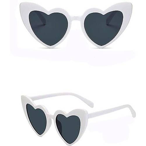 Beyaz Renk Kalp Gelin D���n G�zl��� 15x5 cm