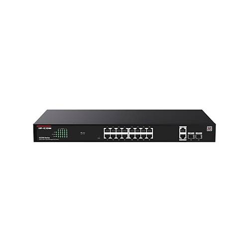 IP-COM G2220P-16-250W 16 PORT GIGABIT+2XRJ45/SFP UPLINK 230W POE CLOUD Y�NET�LEB�L�R RACKMOUNT SWITCH