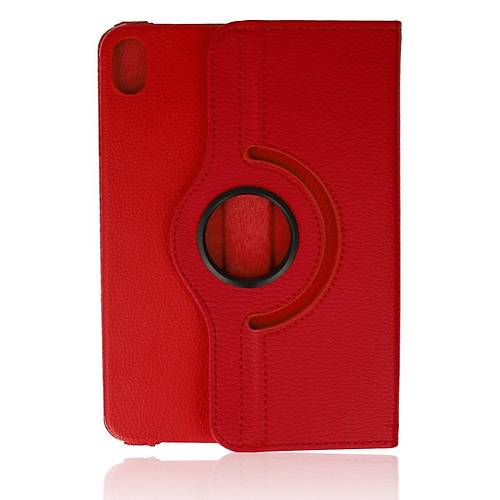 iPad Mini 6 K�l�f 360 Tablet Deri K�l�f - K�rm�z�