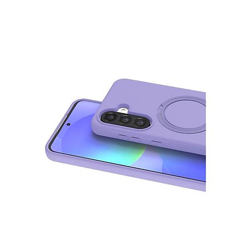 Galaxy A37 5G Regal Magsafe Standl� Kapak - Lila