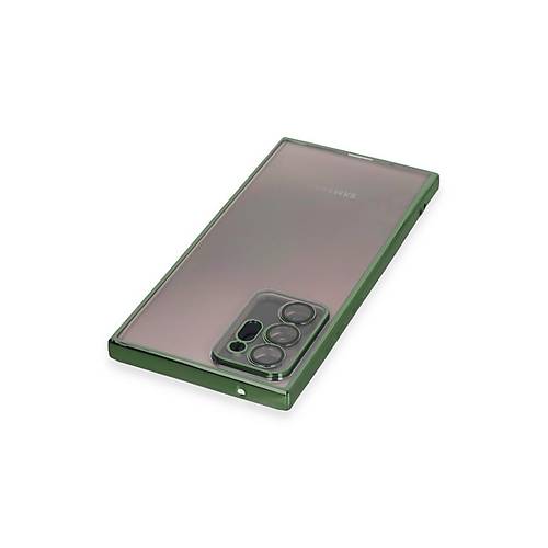 Galaxy Note 20 Ultra K�l�f Razer Lensli Silikon - Ye�il