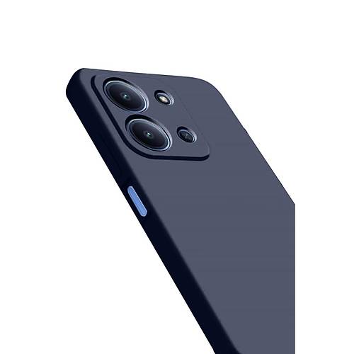 Redmi 15C 4G Nano i�i Kadife Silikon - Lacivert