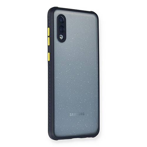 Galaxy A02 K�l�f Miami �effaf Silikon - Lacivert