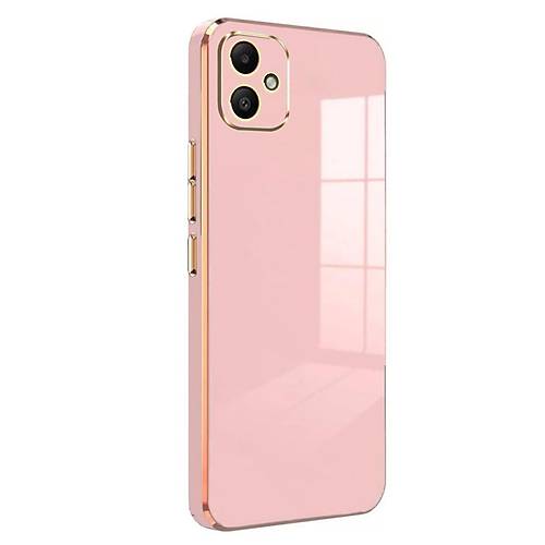 Galaxy A05 K�l�f Volet Silikon - Pembe