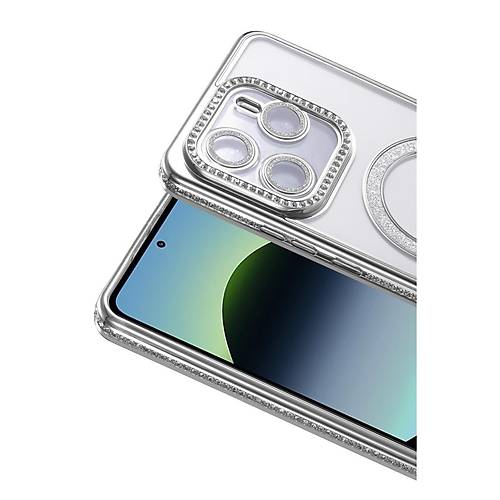 Redmi Note 14 4G Joke Simli Magneticsafe K�l�f - G�m��