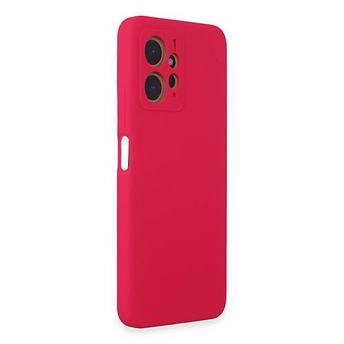 Redmi Note 12 4G K�l�f Nano i�i Kadife Silikon - Pembe