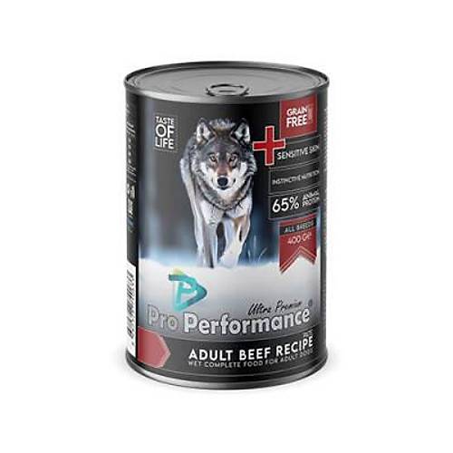 Ultra Premium Biftekli Yeti�kin K�pek Konservesi 400 Gr