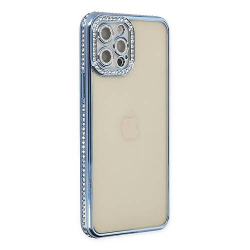 iPhone 12 Pro K�l�f Joke Ta�l� Silikon - Mavi