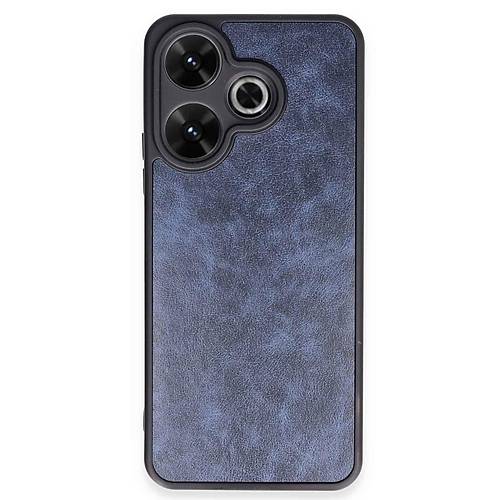 Redmi 13 4G K�l�f Aras Deri Kapak - Lacivert