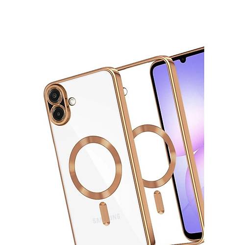 Galaxy A07 4G Kross Magneticsafe Kapak - ��l Titanyum