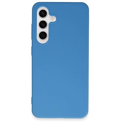 Galaxy S24 Plus K�l�f First Silikon - Mavi