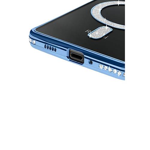 Redmi 14C Joke Simli Magneticsafe K�l�f - Mavi