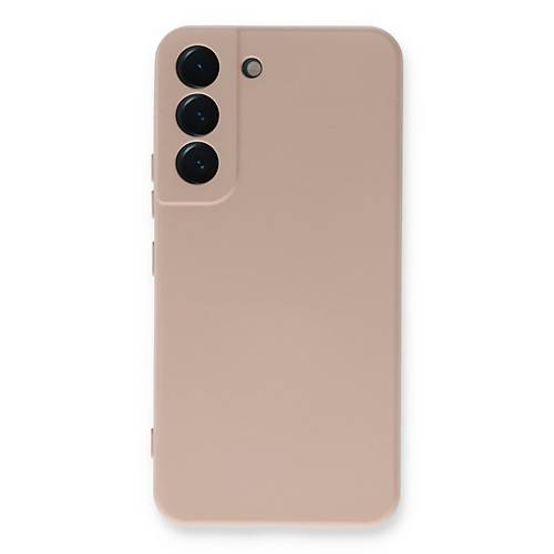 Galaxy S23 K�l�f Nano i�i Kadife Silikon - Pudra