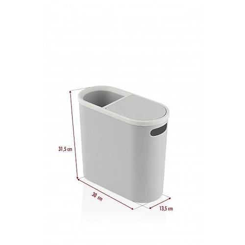 Gri Kapakl� WC Ka��tl�kl� ��p Kovas� & Ofis ��p Kovas� 10 Lt