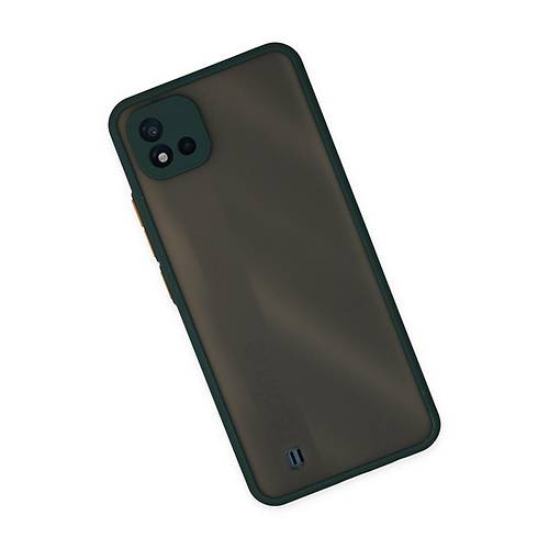 Realme C11 2021 K�l�f Montreal Silikon Kapak - Ye�il