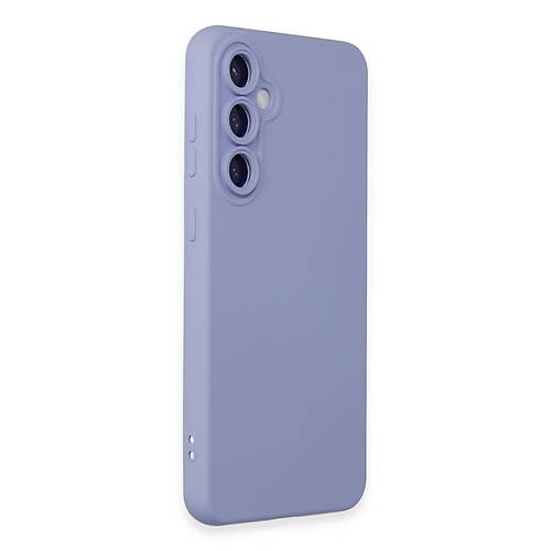 Galaxy S23 FE K�l�f Nano i�i Kadife Silikon - Lila