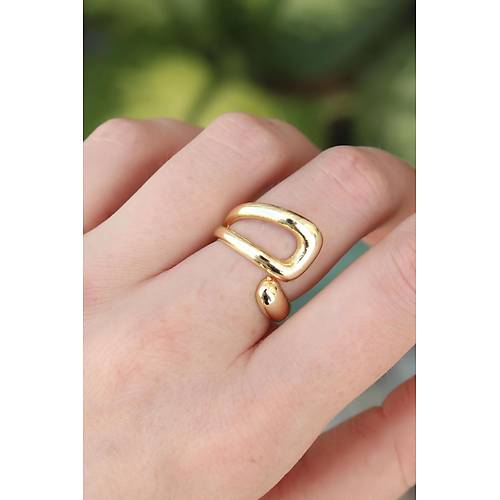 Pirin� Gold Renk Ayarlanabilir Y�z�k