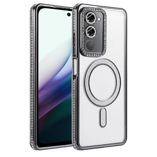 Redmi 15 4G Joke Simli Magneticsafe K�l�f - Siyah