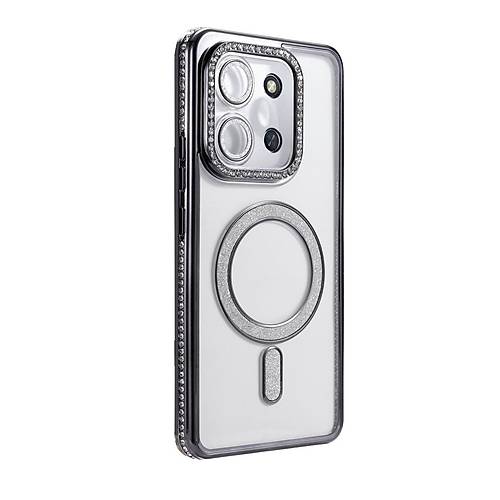Redmi 15C 4G Joke Simli Magneticsafe K�l�f - Siyah