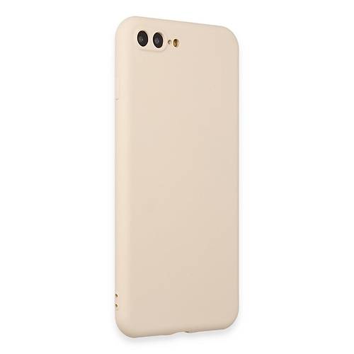 iPhone 7 Plus K�l�f First Silikon - Krem