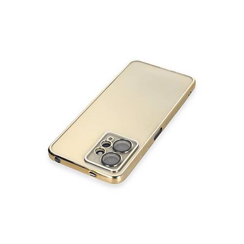 Redmi Note 12 4G K�l�f Razer Lensli Silikon - Gold