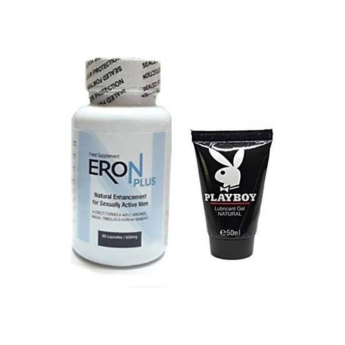 Playboy 120 ml Masaj Ya�� Eron Plus 60'l� Erkeklere �zel