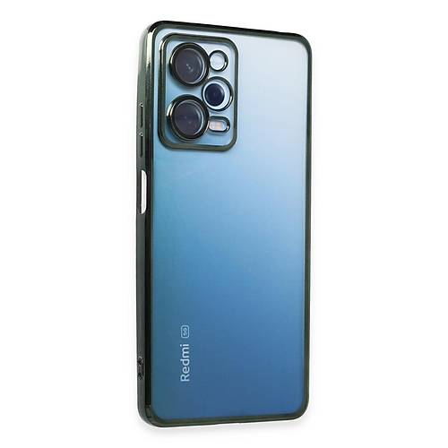 Redmi Note 12 Pro 5G K�l�f Razer Lensli Silikon - Ye�il