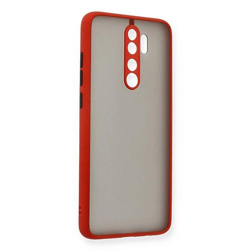 Redmi Note 8 Pro K�l�f Montreal Silikon Kapak - K�rm�z�