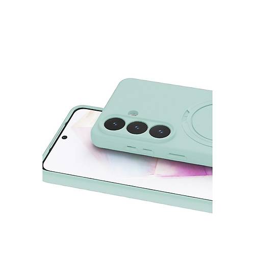 Galaxy S26 Plus Regal Magsafe Standl� Kapak - Su Ye�ili