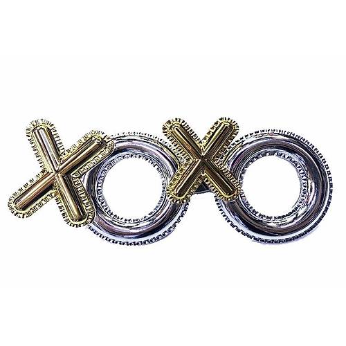G�m�� Renk Xoxo Yaz�l� Parti G�zl��� 17x7 cm