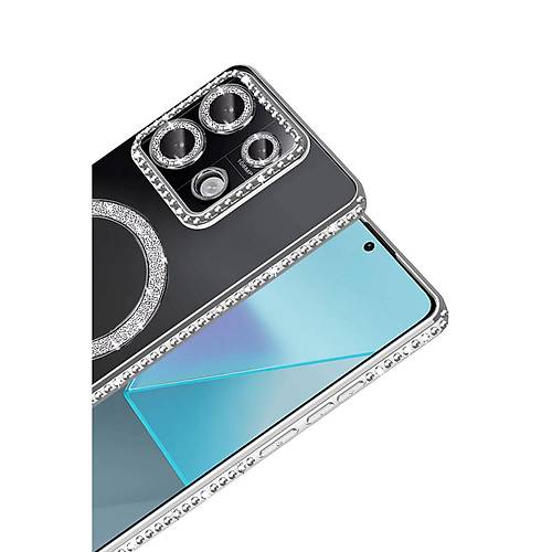 Redmi Note 13 Pro 4G Joke Simli Magneticsafe K�l�f - G�m��