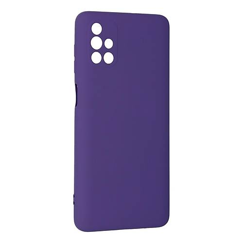 Galaxy M51 K�l�f Nano i�i Kadife Silikon - Mor