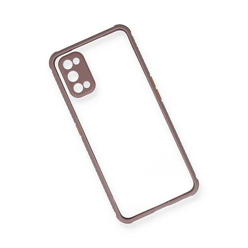 Realme 7 Pro K�l�f Miami �effaf Silikon - A��k Mor
