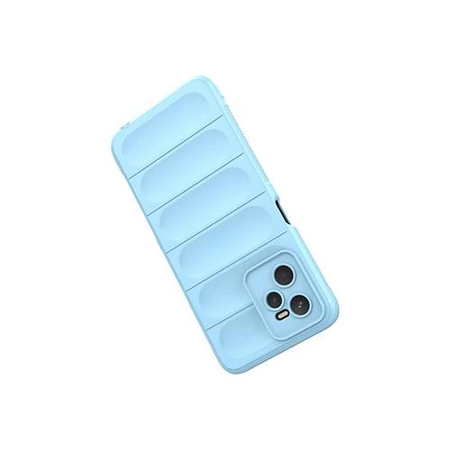 Realme C35 K�l�f Optimum Silikon - Sky Blue