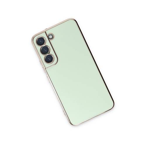 Galaxy S22 Plus K�l�f Volet Silikon - A��k Ye�il