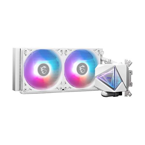 MSI MAG CORELIQUID I240 WHITE 240MM ARGB CPU SIVI SO�UTUCU (LGA1150/1151/1155/1156/1200/1700/1851/AM4/AM5 UYUMLU)