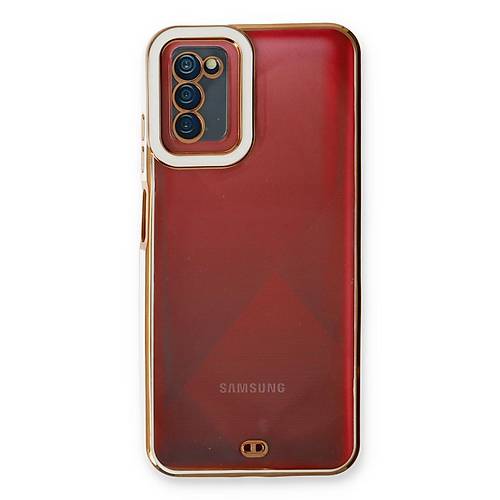 Galaxy A03S K�l�f Liva Lens Silikon - Beyaz