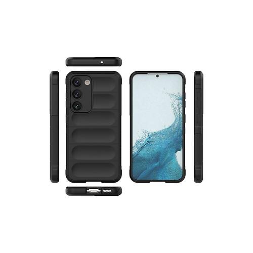 Galaxy S23 Plus K�l�f Optimum Silikon - Siyah