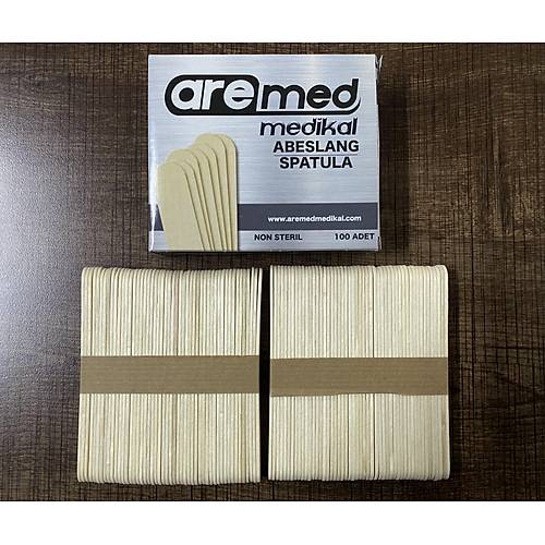 Tahta Dil Basaca�� - Abeslang (Spatula) Non Steril 100'l� Kutu
